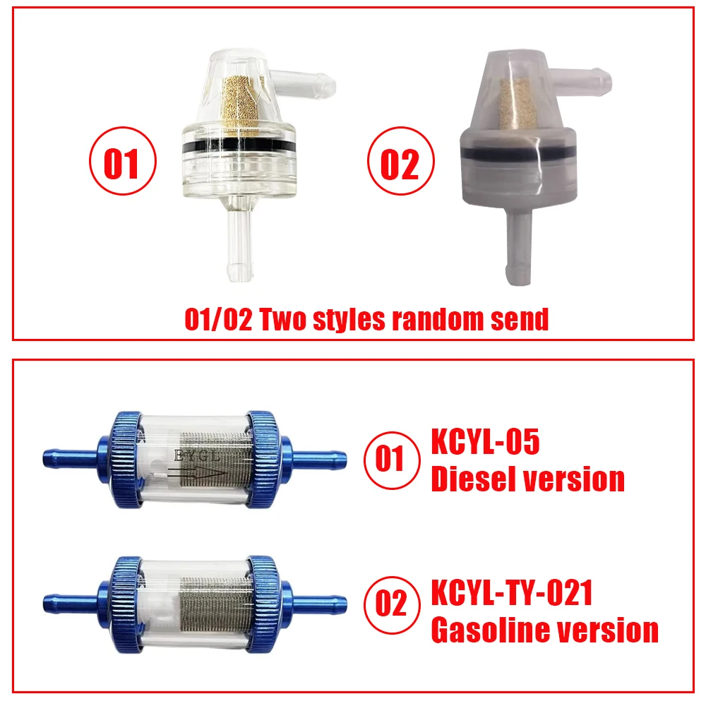 Car Truck Air Diesel Parking Heater Oil Extractor+Fuel Line + Fuel Filter + Connction Hose Clip Kit for Webasto Eberspacher
