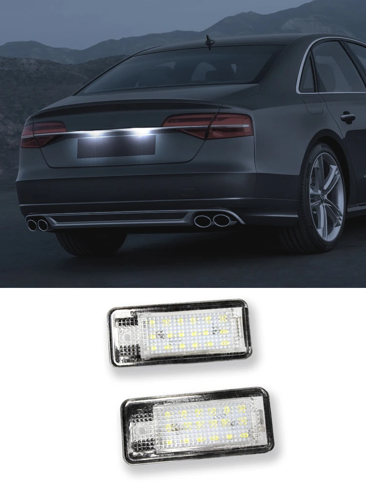 LED License Plate Lights - Enhanced Canbus Error-Free Illumination