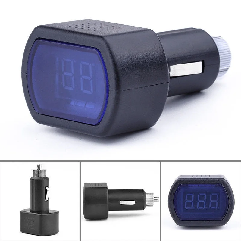 

Voltmeter Voltage Auto Battery LED Electric Cigarette Lighter Meter Tester