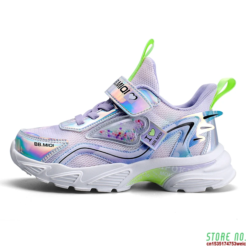 

5-12 Years Old Children Shoes Girl Running Student Autumn Girls' Casual Sports Shoes Chaussure Enfant Fille School Sneakers Pink