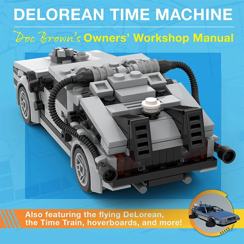 Lego Back Future Delorean Time Machine Set 10300  Lego Back Future Delorean  2022 - Blocks - Aliexpress