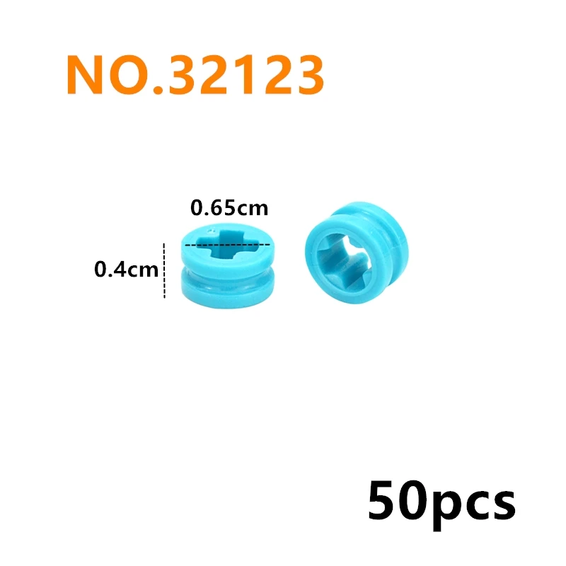 Enhanced Building Block Connector Accessories - Technical Parts for Creative Construction Toys