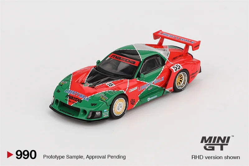 LBWK限定 MINI GT RX-7 ADVAN アバルト MINIGT Mini GT 1:64 LBWK Mazda RX-7 LB-Super silhouette Advan Store