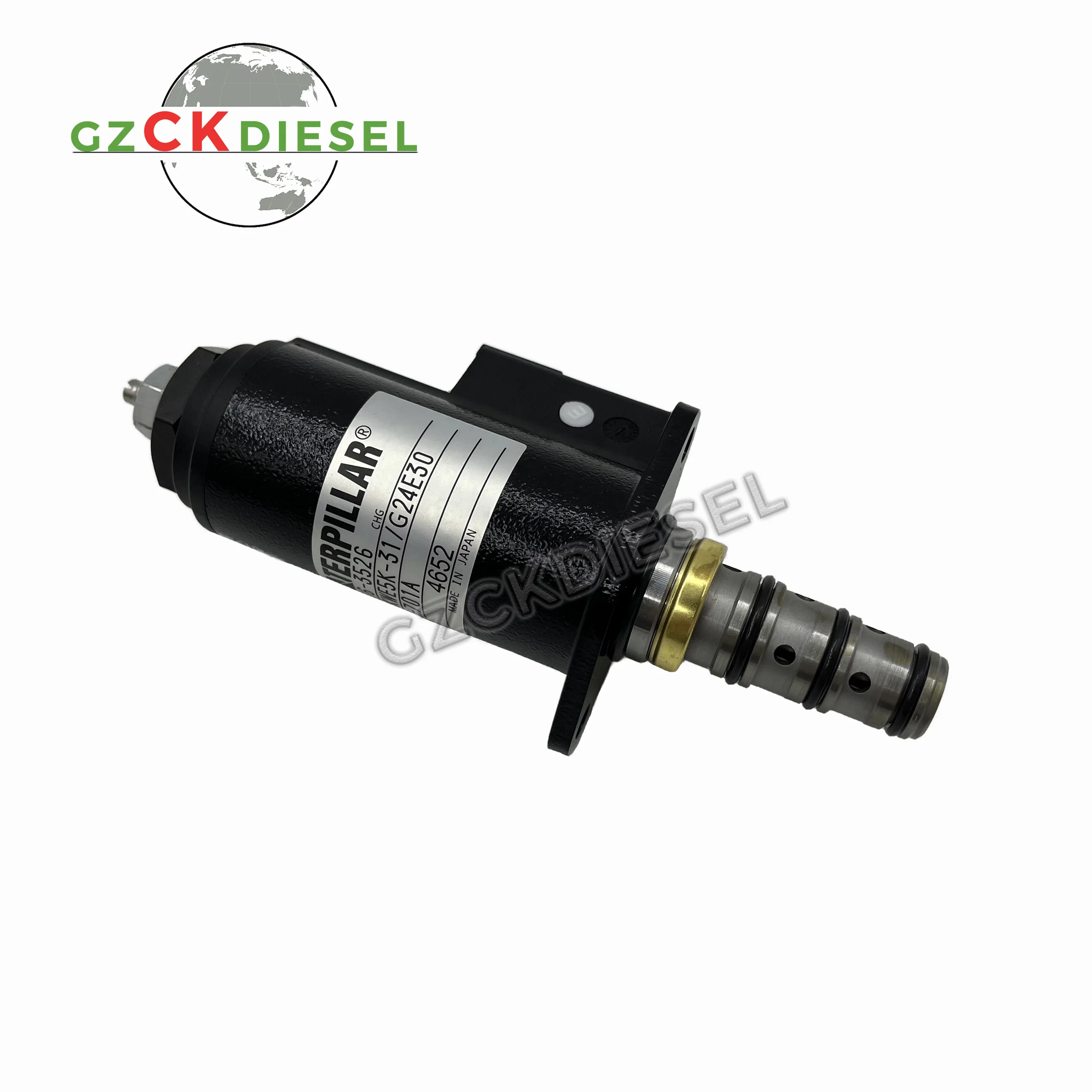 Rotary Motor Solenoid Valve 24V 116-3526 1163526 For CAT Excavator E322B E330B E330BL E320B KWE5K-31G24E30