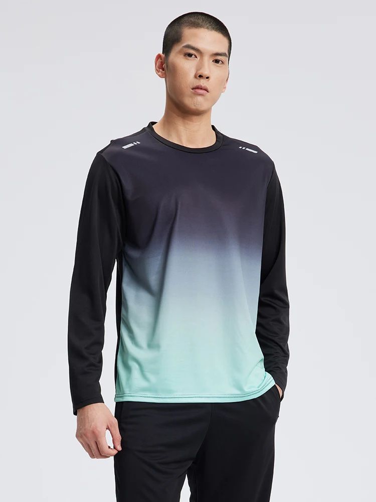 Sport T Shirt Running T Shirt Running T Shirts Fitness Clothes Men T Shirts Sports T-shirt men's long-sleeved loose quick-drying casual running clothes four seasons fitness top