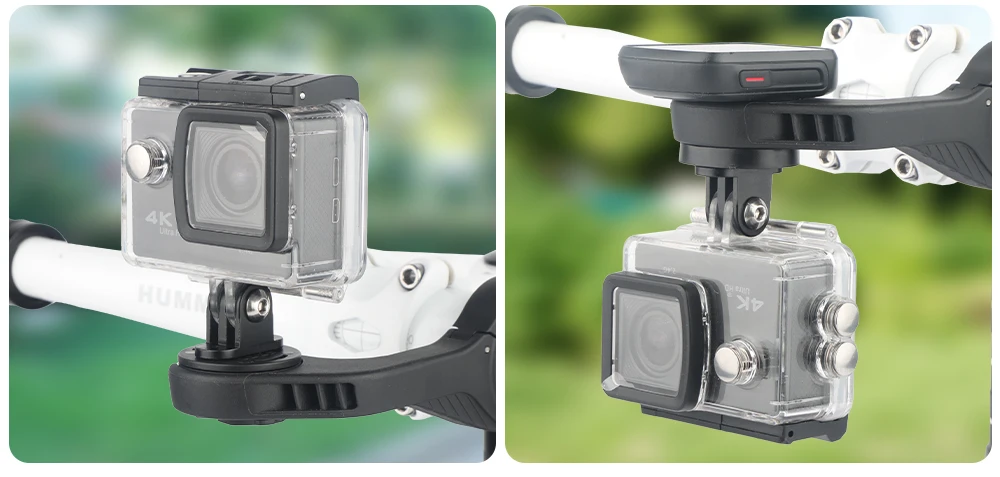 Deemount Fahrradcomputer Combo Halterung Schnelle Reparatur Zubehör für Garmin Gopro Kamera Scheinwerfer Adapter Befestigungs Basis – Detail 10