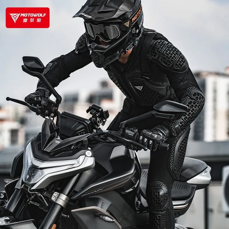 Motowolf Motorcycle Anti-fall Riding Armor Full Body Equipment for Men and Women Motorcycle Armor Protective Clothing