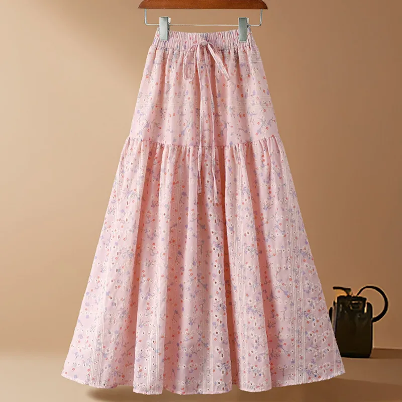 YAS - Yasflowering Skirt - 4886954 Lavendula Pastel Flowers