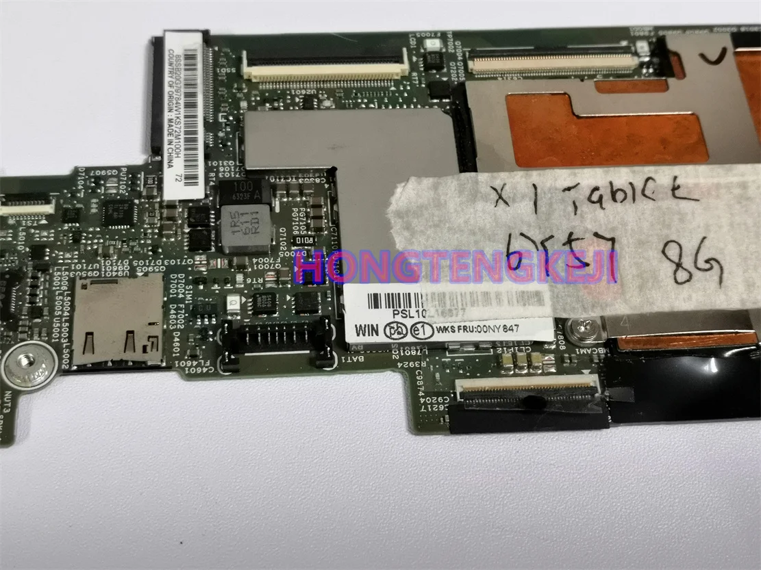 For Lenovo ThinkPad X1 Tablet PC 1st Generation Motherboard 00ny847 448.04w08.0021 Test Ok