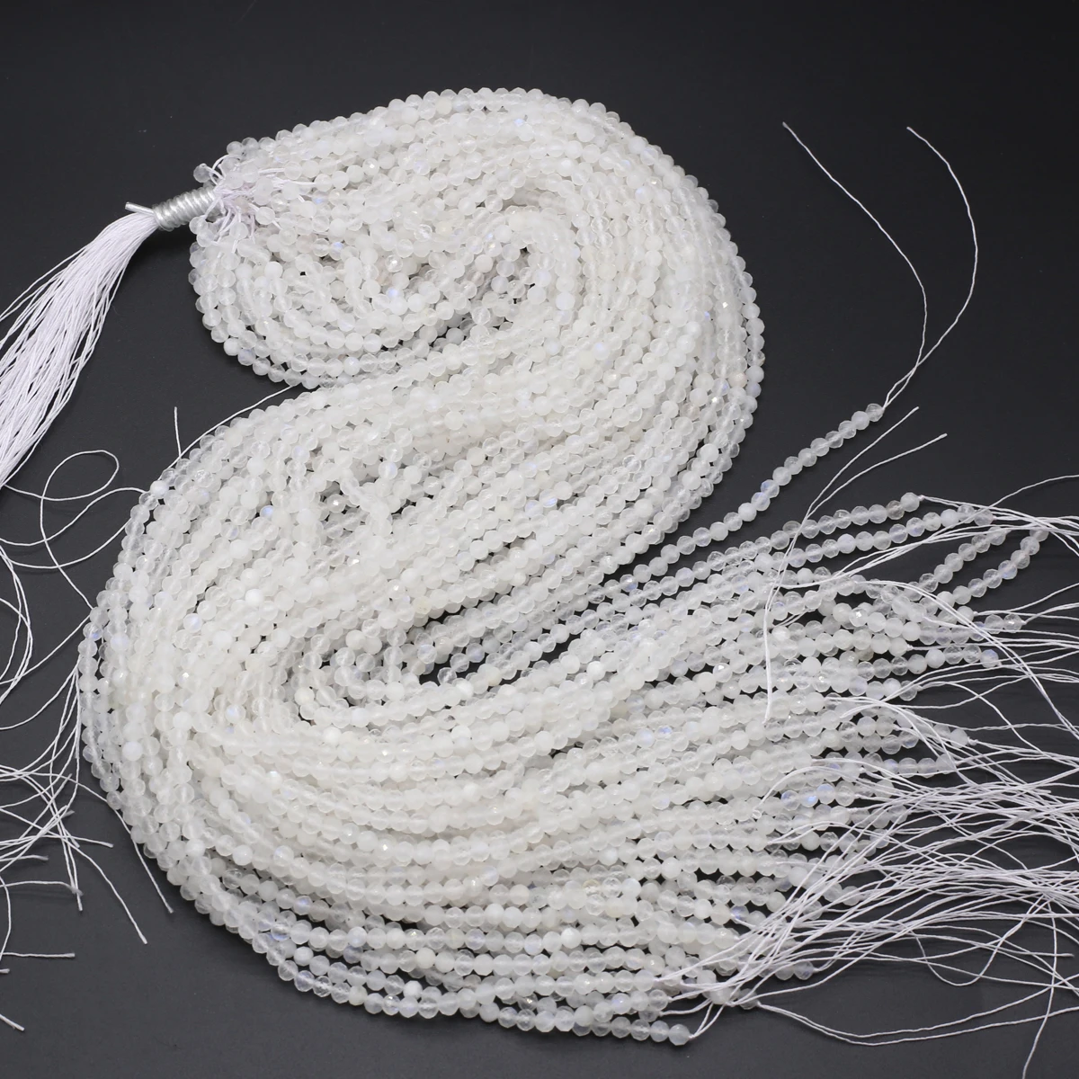 5 Strings Wholesale 3A Natural Clear Quartz Loose Spacing Beaded Jewelry Making DIY Necklaces Bracelet Earrings Accessories