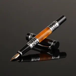 2024 New Arrival High-end Acrylic Bent nib calligraphy pen F nib fountain pen school supplies  stationery ink pens