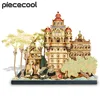 Piececool 3D Models Building Kit Qiaosheng Castle Metal Puzzles Assembly Construction DIY Set Brain Teaser Jigsaw for Collection 1