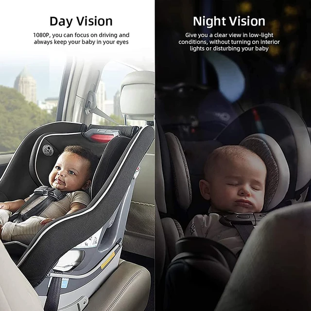 Auto Hinten Sitz LED infrarot Nachtsicht LED Infrarot Nachtsicht Display  Kamera Sicherheit Baby Monitor Auto Innen Zubehör - AliExpress