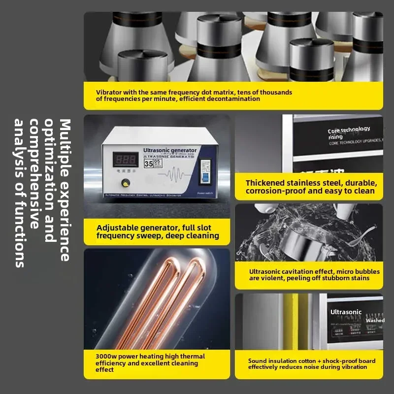 SGF commercial fully automatic large ultrasonic dishwasher canteen efficient 4