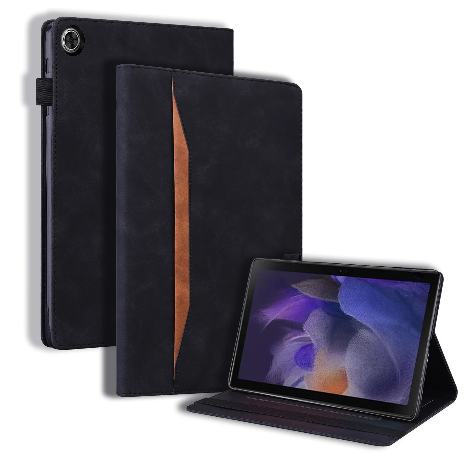 Premium Leather Business Wallet Tablet Case - Sleek and Durable Protection