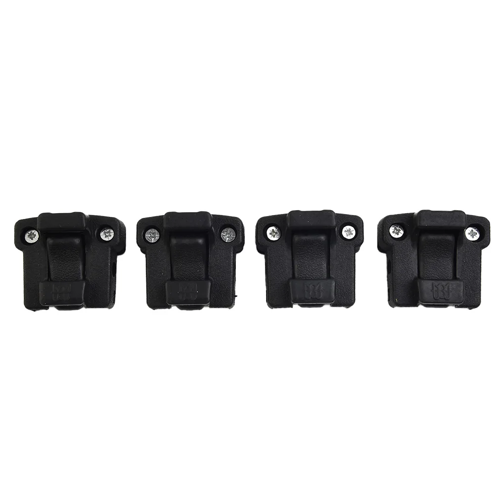 

High Quality Glass Lock Buckle Lock Clip 5.5x5.3x3.5cm Black Lock Catcher Plastic Glass Lock Car Accessories