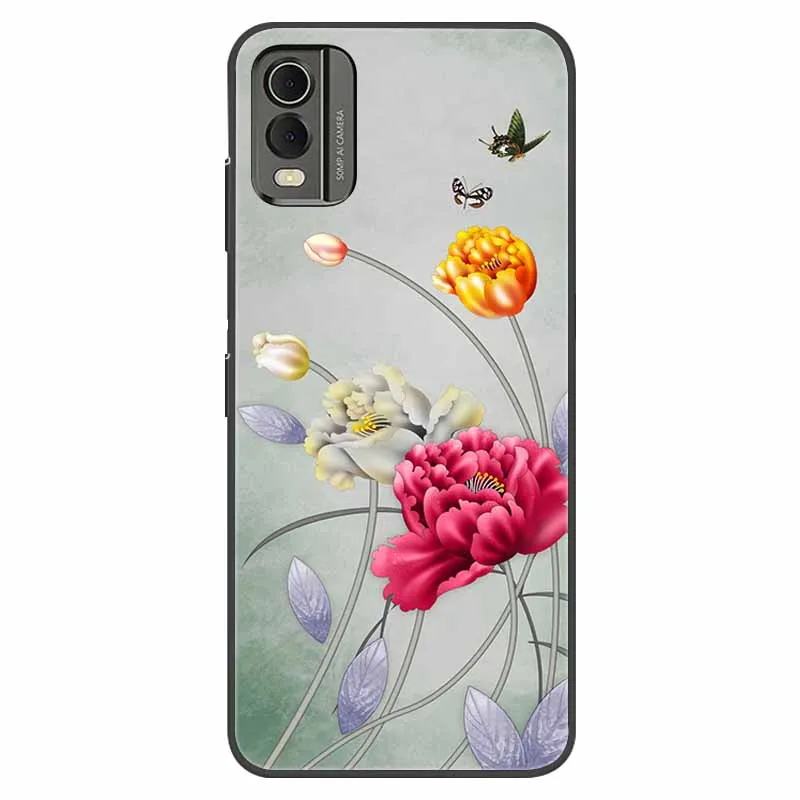 Shockproof Soft Silicone TPU Back Cover with Cute Cartoon Design