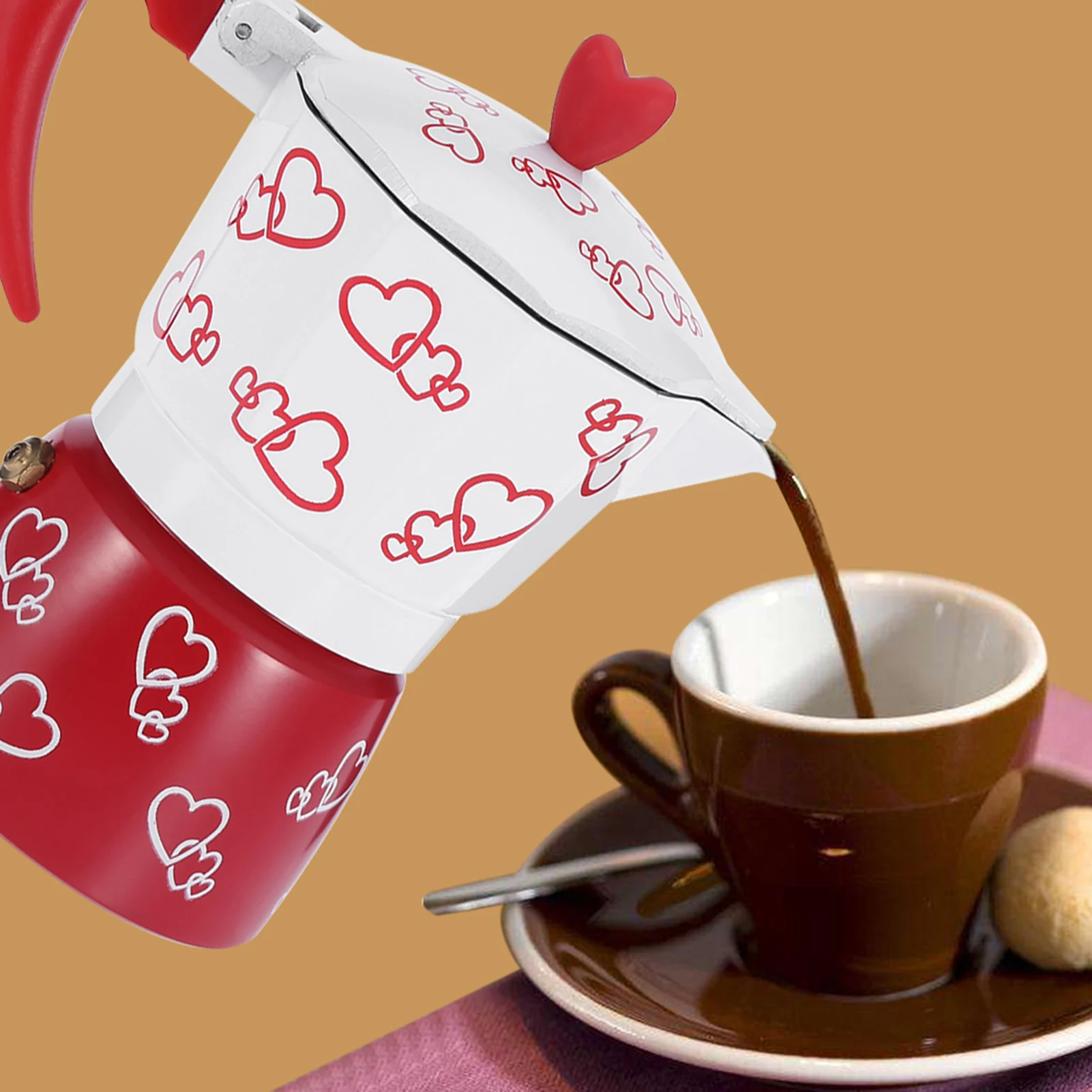 Cafetière italienne alu 6 Tasses pour un bon café feux sauf induction Pas Cher