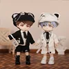 ob11 Clother Cute Uniform Molly Doll Gentleman Suit Clothes Shirt Tie Decoration Fishbone Razor Hat 12 Points Bjd GSC Body 3