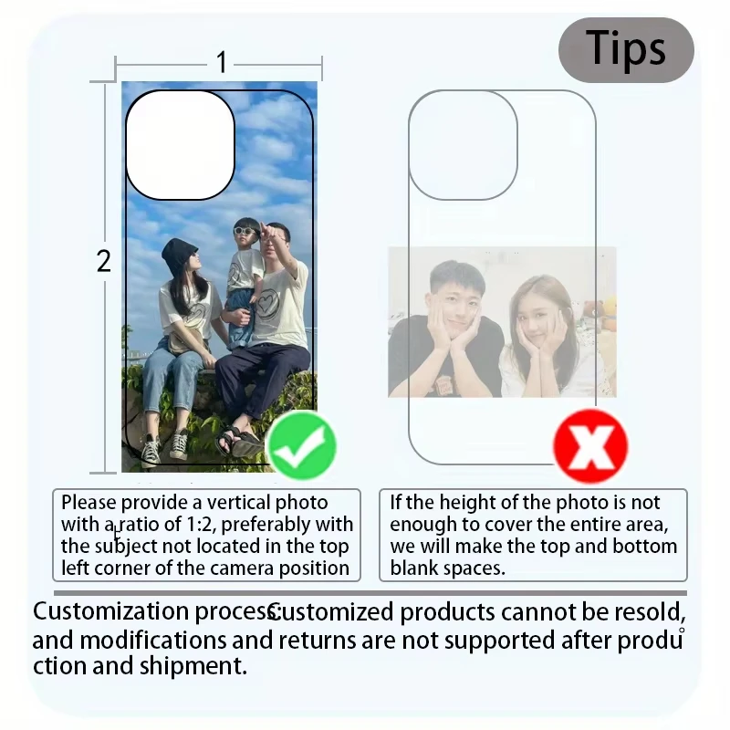 Customizable Shockproof Photo Phone Case – Personalized Protection Cover