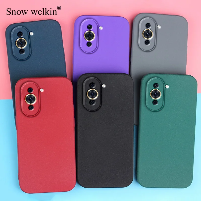 Premium Sand Matte Shockproof Silicone Protective Case – Soft Full Coverage Phone Shell