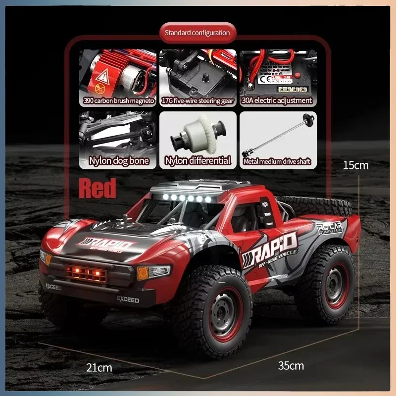 JJRC Q130 1:16 70KM/H 4WD RC Car with Light Brushless Motor Remote Control Cars High Speed Drift Monster Truck Adults Kids Toys 5