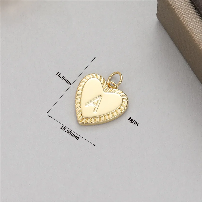 Stylish Chic Hypoallergenic Delicate French Romantic Love 26 Letter Pendant DIY Bracelet Necklace Earrings Accessories 5