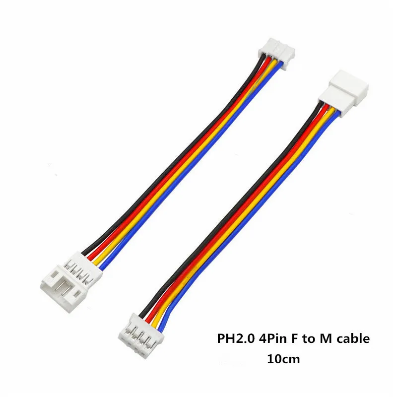 Gpu Graphics Card Fan Adapter Cable Ph2.0 Mini 4pin Female To Male Dual