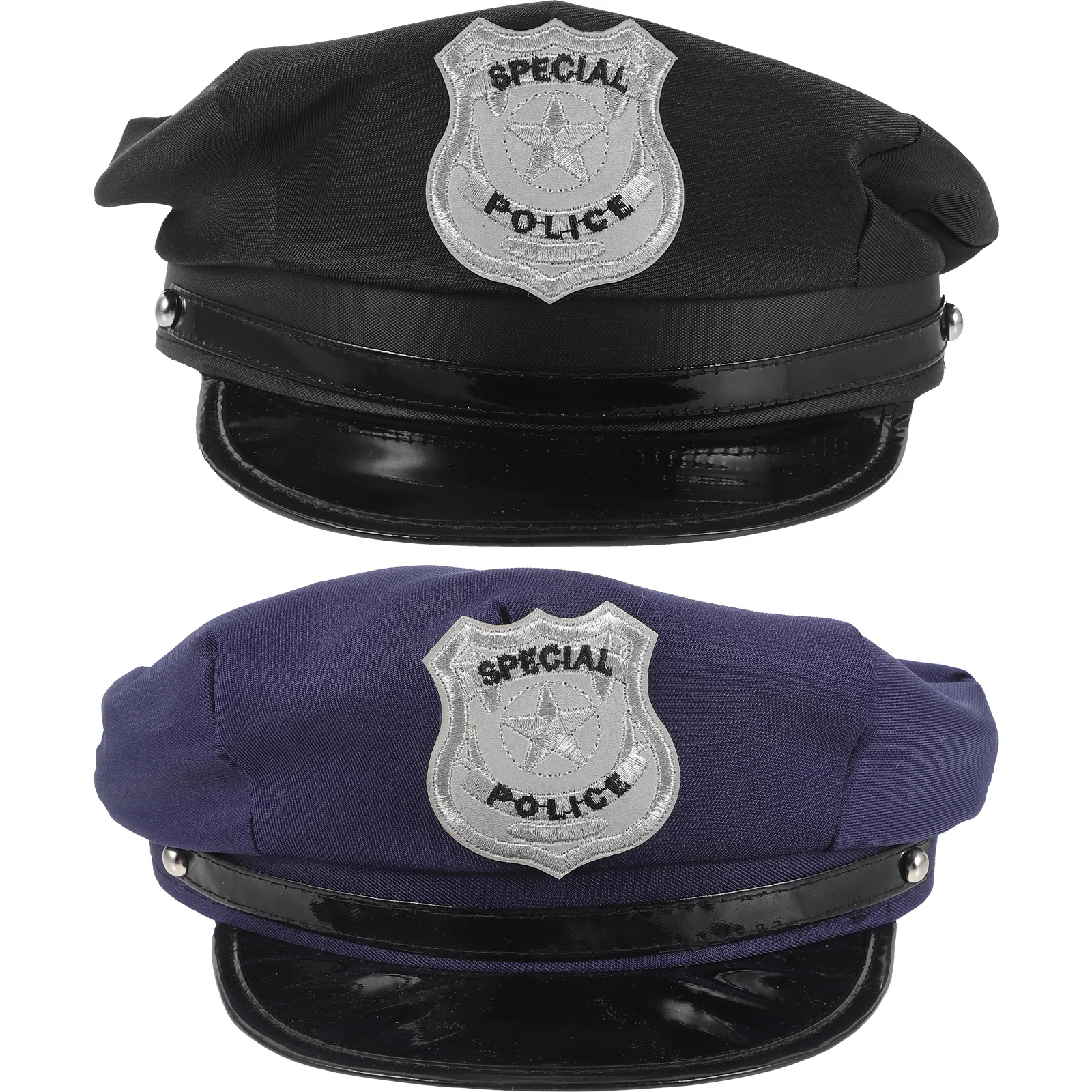 

Police Cap Party Favor Cop Hat Men Adult Lady Toys Captain Accessory Twill Fabric Man Kids Halloween Costume