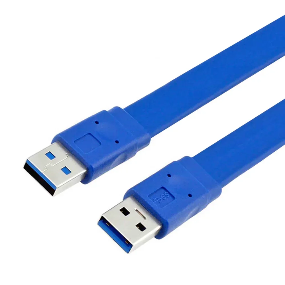 

USB3.0 extension cable 0.6m 1.5m suitable for high-speed data transmission and charging of computers Flat cable