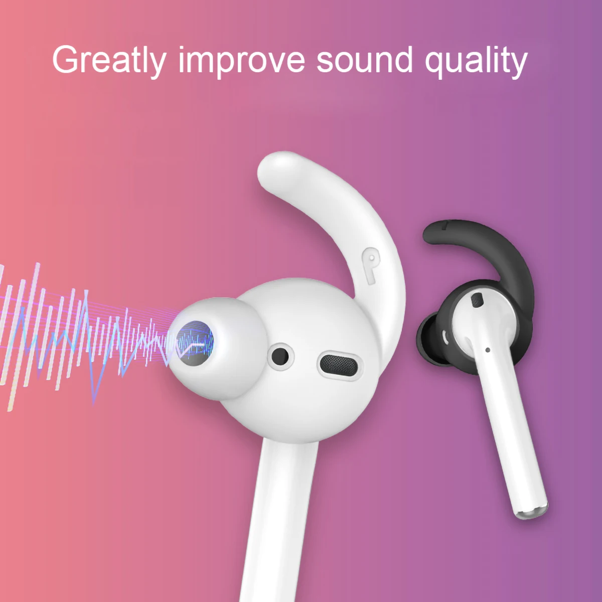 

Силиконовые ушные вкладыши, защита от падения, для наушников Apple Airpods 1/2, JBL T225TWS, HUAWEI FreeBuds4, TWS, спортивные
