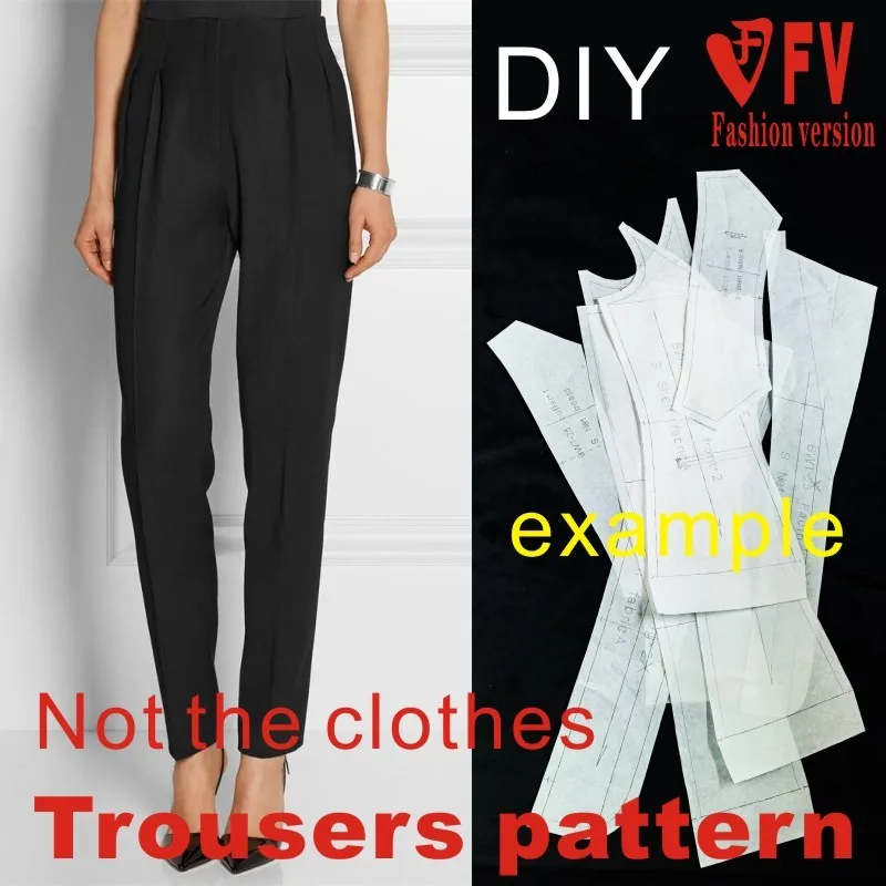 Haroun pants sewing pattern The trousers pattern(Not the pants) BCK-23