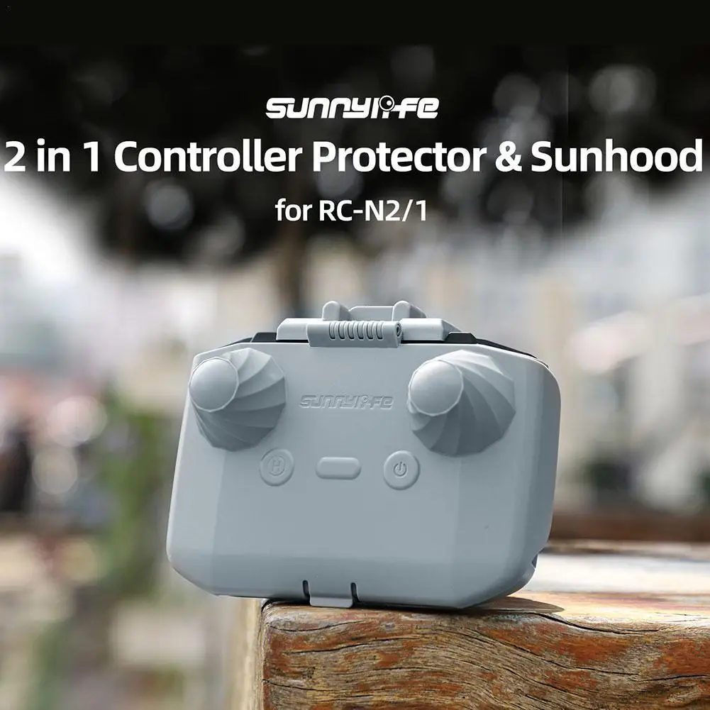 

For DJI Mini 4 Pro Remote Control Hood Upgrade 2-in-1 Sunshade Screen Protector Protective Shell Cover Accessories
