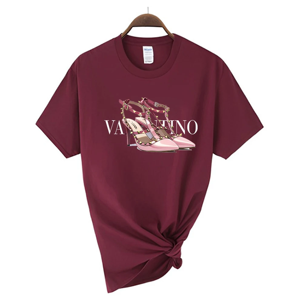 Cotton T Shirt t shirt Cotton Letter Print Woman Men's T-shirt Summer Tees Fashion Tops Unisex Oversized Blouse