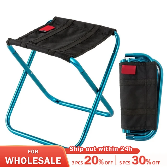 Outdoor Aluminium Alloy Portable Folding Picnic Camping Stool MIni Storage  Fishing Chair Ultralight Furniture - AliExpress