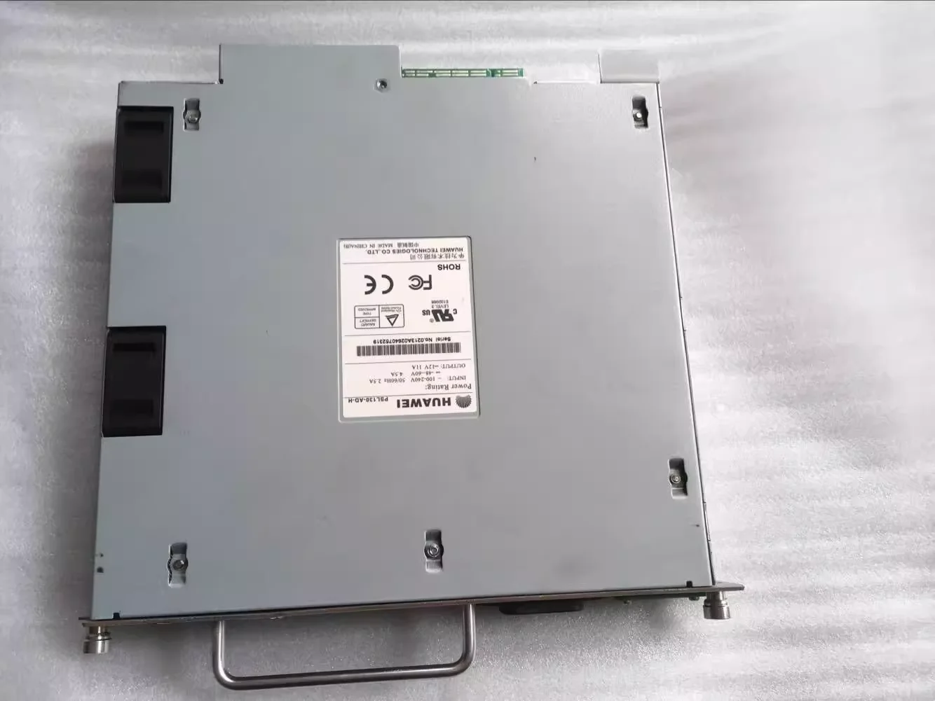 HUAWEI PSL130-AD-H S5624P S5648P용 통신 전원 모듈 완전 테..