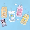 1Pcs Cute Photocard Holder Keychain, Photo Frame ID Badge Holder PVC Cartoon Animal Photo Card Holder 1