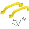 Child Climbing Frame Safety Handles Swing Accessories Garden Game Toy 2 Pcs Grab Handles Swing Toy Screws 4