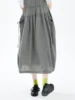 IMAKOKONI original design short sleeved plaid patchwork round neck pullover strap bow dress for women 244654 5