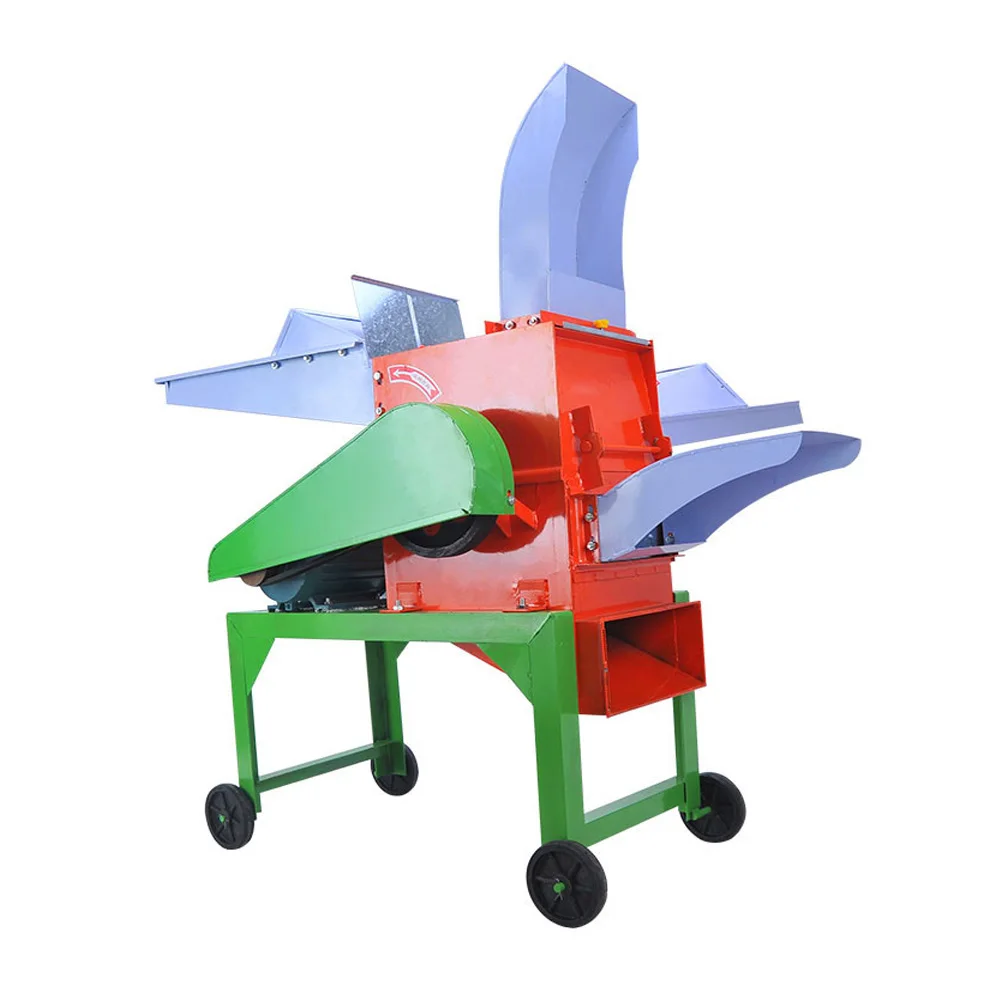 Grass Straw Crusher Hay Chopping Feed Hammer Mill Grain Grinder For Animal Feed factory wheat soybean corn maize rice husk wet dry grass hay grinder crusher animal poultry feed hammer mill