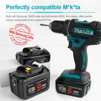 Batterie Waitley Pro pour outils électriques Makita 18V, batteries rechargeables avec cellules Samsung/accessoires d'outils de remplacement BL1860 5