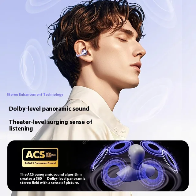 Auricolari Bluetooth wireless Xiaomi con clip Alta qualità del suono Cuffie con batteria lunga Durata perfetta per lo sport Stile di vita attivo 2