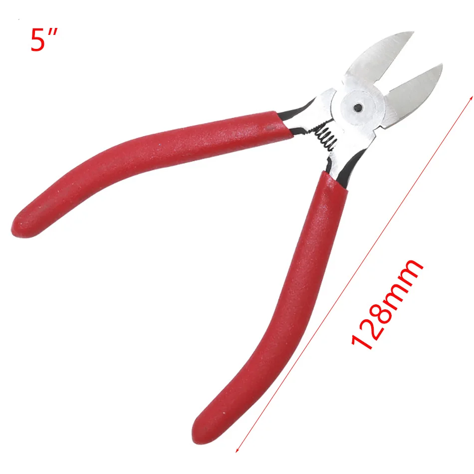 Wire cutting nippers 5 6 7 inch diagonal pliers hand tools cable cutter water rubber shank