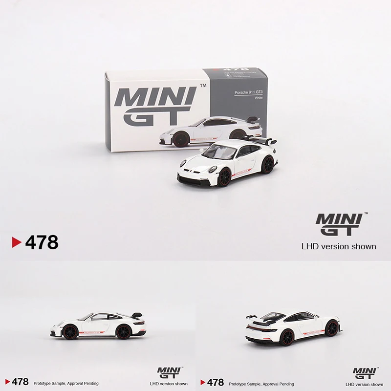 porscheGT3 マットブラックメタルカーミニカーペーパーウェイト【希少】 1/64 MINI-GT Liberty Walk Kenmeri Matt Black - LB-ONLINE STORE