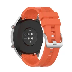 Premium 22mm Silicone Sports Watchband Bracelet - Universal Wristband Accessories for Realme 2 2 Pro (Orange)