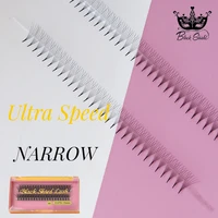 Ultra Speed Narrow Fans 1000 Fan Narrow Base Promade Lash Extension 4D 6D 8D 10D Premade Fans Lashes C CC D DD Curl  Lash Supply
