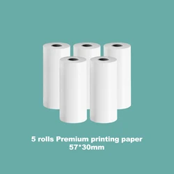 Instant Print Kids Camera - Digital Video & Photo with Educational Toys and 32G Card (5 rolls paper)