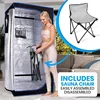 Full Size Personal Steam Sauna Set for Home, Portable 1 Person Full Body Steam Spa for Relaxation, Detox Therapy 3