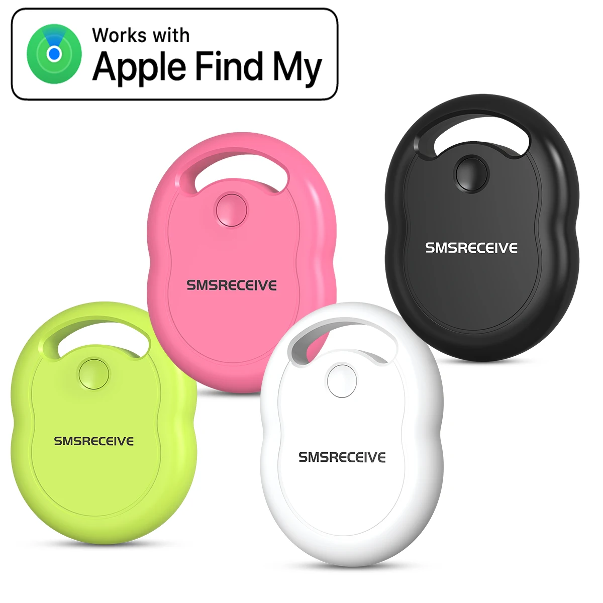 Mini GPS Tracker Smart Find Locator Work with Apple Find My APP Anti-Lost Finder
