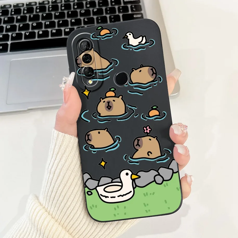 Cute Panda Rabbit Soft Silicone Phone Case for Huawei P30 Lite Nova 4e - Stylish and Protective Cover